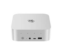 Beelink SER9 Pro Mini PC, AMD Ryzen 9 AI HX 370 (12 cœurs/24 cœurs, jusqu'à 5,1 GHz), 32 Go de RAM LPDDR5X, SSD 1 to, écran 3 écrans (HDMI/DP/USB4), Wi-FI 6/BT5.2/LAN 2,5 GHz, Argent