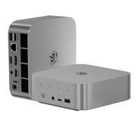 Beelink SER9 Pro Mini PC, Mini Ordinateur avec AMD Ryzen 7 H 255 (8C/16T jusqu'à 4.9Ghz), 24Go LPDDR5X 6400MHz + 500Go M.2 2280 PCIe4.0x4 SSD, 2500Mbps LAN, WiFi 6, BT 5.2, DP, HDMI, USB4