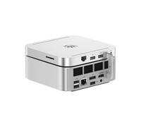 Beelink Station d'accueil Mate SE, station d'accueil et support SER8/SER9 MAX, 2 emplacements SSD M.2 2280 PCIe, extension jusqu'à 16 To, USB4 80 Gbit/s/2,5 G LAN/SD4.0 emplacement pour carte/USB-C