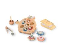 Beeloom - Jeu de Société BEEBOARD Game en Bois Naturel pour Enfants, Jouet Éducatif Montessori, Stimule la Créativité et la Pensée Logique, Dès 3 Ans