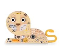Beeloom - Lion BUSYBOARD Tableau d’Apprentissage Éducatif pour Enfants Jouet Montessori