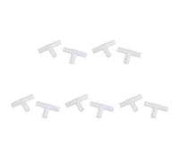 Beelooom Lot de 10 raccords en T de 12 mm en plastique pour tuyau d'air/eau