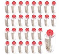 BEELUKY 30 PCS Ensemble D'accessoires pour Briquet à Essence Pièces de Rechange pour Briquet Kit D'accessoires pour Remplacer la Pierre à Feu et la Mèche pour Zippo Mèche