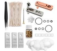 BEELUKY Ensemble d'accessoires pour Briquet à Essence Kit de réparation pour Briquet à Essence Ensemble de Pièces de Rechange pour zippo la Plupart des Modèles