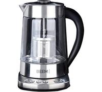 Beem Bouilloire et Théière 1110sr - Elements of, 2000 W, 1,7 L, Coffee & Tea Bouilloire avec passoire à thé, réglage de la température, fonction maintien au chaud, acier inoxydable, sans BPA