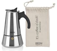 ESPRESSOMAKER A BOIS Cafetière espresso - 6 tasses | cafetière à induction | acier inoxydable | 200-300 ml de moka | cafetière espresso de camping | plus sac