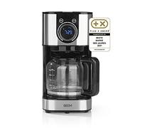BEEM FRESH-AROMA-SWITCH Cafetière filtre - verre | cruche en verre de 1,25 l | volant de commande élégant | minuteur de 24 heures | 800 W | pour 4 - 8 tasses