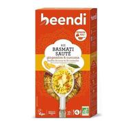 BEENDI - Riz basmati sauté au curcuma et gingembre 250g - Vente à l'unité - meilleure offre
