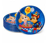 BeenSmile, 8 assiettes de 18 cm, assiettes jetables pour fêtes d'anniversaire pour enfants, articles de décoration de fête à thème