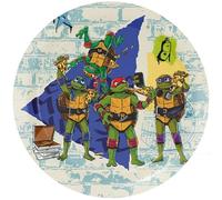 BeenSmile, Assiettes Anniversaire TORTUE NINJA, Assiettes Jetables pour Anniversaire Enfant, Objets de Décoration pour Soirées à Thème, 8 ASSIETTES 23 CM
