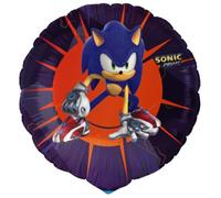 BeenSmile, Ballon Anniversaire Sonic, Remplir d'Hélium ou d'Air, Décoration en Feuille Rond Thème Sonic, Gonflable à l'Hélium ou à l'Air, Matériau très Résistant, 1 Unité, 46cm