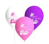 BeenSmile, Ballons en latex Barbie, ballons en latex, décoration d'anniversaire pour enfants, articles de fête pour enfants, 8 ballons