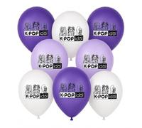 BeenSmile Ballons en latex K-Pop Idol, Lot de 8