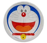 BeenSmile, DORAEMON 8 assiettes de 23 cm, assiettes jetables pour fêtes d'anniversaire pour enfants, articles de décoration de fête à thème
