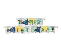 BeenSmile, Guirlande d'anniversaire Tortues Ninja, Guirlande Happy Birthday, Décoration d'anniversaire pour Enfants, Fêtes d'enfants, Anniversaires et Célébrations, Articles de Fête, 1 Guirlande