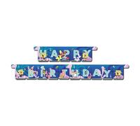 BeenSmile, Guirlande de fête Spongebob Squarepants, Guirlande Happy Birthday - Décoration d'anniversaire pour Enfants, Fêtes d'enfants, Anniversaires et Célébrations - Articles de fête, 1 unité