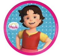 BeenSmile, HEIDI Lot de 8 assiettes jetables 23 cm pour anniversaire d'enfant Article de décoration de fête à thème