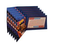 BeenSmile, Hot Wheels, Carte Invitation Anniversaire pour Garçons et Filles, Carte Invitation Anniversaire Enfant, Invite tes Amis à ta Fête la plus Amusante, 6U