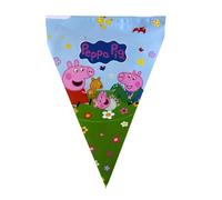 BeenSmile, Peppa Pig Anniversaire, Fanions Guinguette, Décoration d'anniversaire d'enfant, Articles de Fête et Célébration Thématique De la Part de Peppa, George et Evie Pig 3 M