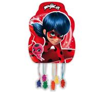 BeenSmile, Pinata Miraculous - Figurine Ladybug - Articles de fête - Piñata à remplir de jouets ou de friandises - Décoration de fêtes d'enfants, anniversaires et célébrations