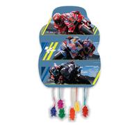 BeenSmile, PIÑATA MOTO GP, Articles de fête, Piñata à remplir avec des jouets ou des friandises, décoration de fêtes d'enfants, anniversaires et célébrations