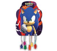 BeenSmile, PIÑATA MOYENNE SONIC PRIME, Articles de fête, Piñata à remplir de jouets ou de friandises, décoration de fêtes d'enfants, anniversaires et célébrations, 33 x 46 cm