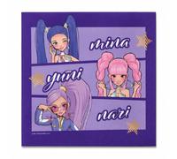 BeenSmile Serviettes K-Pop Idol, Lot de 20, 33 x 33 cm