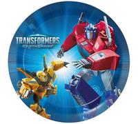 BeenSmile, TRANSFORMERS Lot de 8 assiettes jetables pour anniversaire d'enfant 23 cm Article de décoration de fête à thème