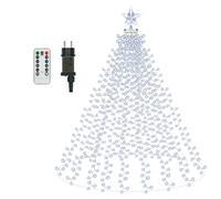 Beeoecm Guirlande Lumineuse Sapin de Noel, 400LED 16 x 2m Guirlande LED Sapin Décoration avec 8 Modes éTanche Minuterie MéMoire, Chaîne Lumineuse pour 1,5-2,8m Sapin (Lumière Blanche)
