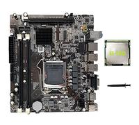 BEEOFICEPENG 1 ensemble carte mère H55 carte mère ordinateur carte mère LGA1156 prend en charge I3 530 I5 760 Series CPU DDR3 carte mère ordinateur + I3 550 CPU + graisse thermique