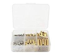 BEEOFICEPENG 120 pièces d'installation pour colonnes/écrous hexagonaux en laiton série 4 B/3B+/3B M2.5 + kit d'accessoires de vis