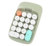 BEEOFICEPENG Clavier numérique sans, Clavier rétro pour Machine à écrire, claviers numériques pavé numérique 18 Mini Clavier Bluetooth 2,4 GHz (Vert)