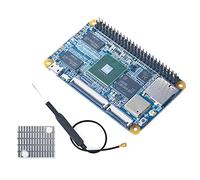 BEEOFICEPENG CORE4418 Carte de développement + antenne + dissipateur thermique S5P4418 - Interface réseau Gigabit EMMC 1 Go + 8 Go Lubuntu