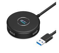 BEEOFICEPENG HUB USB Un 4 Ports HUB USB 3.0 USB 3.0 Port D'Alimentation -USB pour Ordinateur USB 3.0 USB Splitter