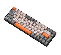 BEEOFICEPENG K68 Clavier mécanique de jeu 2,4 G sans fil Bluetooth double mode Clavier mécanique remplaçable à chaud Clavier mécanique B