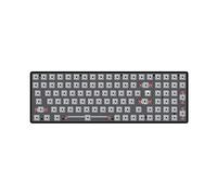 BEEOFICEPENG Kit Clavier mécanique 100 Touches remplaçables à Chaud RGB Bluetooth+2.4G sans +Filaire 3 Modes Clavier de Noir