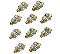 BEEOFICEPENG Lot de 10 mini pneumatique - Lubrificateur d' NPT 0,6 cm pour à compression d'air - Jaune