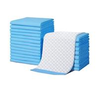 BEEOFICEPENG Lot de 50 couches super absorbantes pour animaux de compagnie, pipi, tapis jetables pour chat, couches pour chiens, tapis à séchage rapide, taille M
