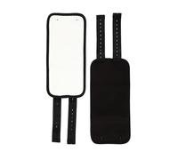 BEEOFICEPENG Lot d'huile de ricin de 2 pièces - Emballage d'huile réutilisable pour le soin des jambes Emballage manuel d'huile de ricin allemande à l'épreuve des fuites, noir