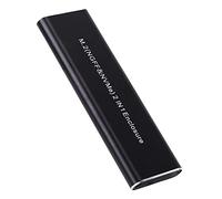 BEEOFICEPENG M2 NVMe Boîtier SSD 10 Gbps HDD Box M.2 NVME NGFF SSD vers USB 3.1 Boîtier Dual Protocol Type-A vers Type-C pour SSD M.2