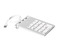 BEEOFICEPENG Mini clavier numérique clavier 18 clavier numérique pavé numérique pavé numérique 3 ports Hub USB pour ordinateur de bureau portable, 500137266