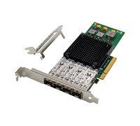 BEEOFICEPENG PClE X8 BCM57840 Carte Réseau pour Serveur un 4 Ports Carte Réseau dans la Fibre SFP+ 10G Carte réseau Ethernet PCI-