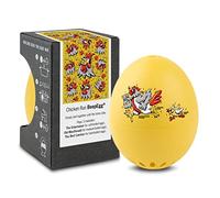 BeepEgg Chicken Run - Minuteur Chantant pour la Cuisson des œufs - Cuiseur d’œufs 3 cuissons - Cadeau Poule et Bonne Humeur - Minuteur œuf Original et Amusant - PiepEi