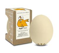 BeepEgg Classic Beige - Minuteur Chantant pour la Cuisson des œufs - Cuiseur d’œufs 3 cuissons - Œuf minuteur Musical avec 3 mélodies - Gadget de Cuisine Amusant - PiepEi