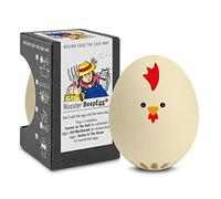 BeepEgg Coq - Minuteur Chantant pour la Cuisson des œufs - Cuiseur d’œufs 3 cuissons - Minuteur œuf Amusant et Musical - Œuf de Cuisson drôle - Design Animal Mignon - PiepEi