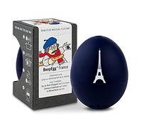 BeepEgg France - Minuteur chantant pour la cuisson des œufs - Cuiseur d’œufs 3 cuissons - Cadeau Paris avec tour Eiffel - Œuf de cuisson amusant - Minuteur musical - Souvenir France - PiepEi
