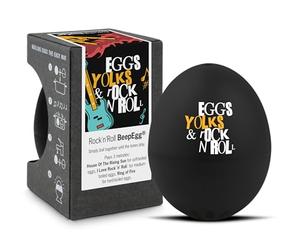 BeepEgg Rock 'n' Roll - Minuteur Chantant pour la Cuisson des œufs - Cuiseur d’œufs 3 cuissons - Cadeau Bonne Humeur - Œuf de Cuisson Amusant - Minuteur Musical Rock 'n' Roll - PiepEi