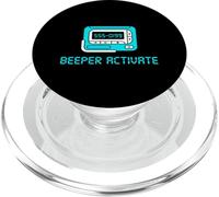 Beeper Activate Années 90 Nostalgie Pager Retro Tech Amateur PopSockets PopGrip pour MagSafe