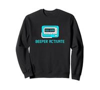 Beeper Activate Années 90 Nostalgie Pager Retro Tech Amateur Sweatshirt