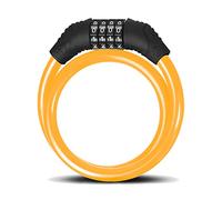 Beeper - Antivol trottinette électrique & vélo à code personnalisable ME129 (Jaune, 60cm)